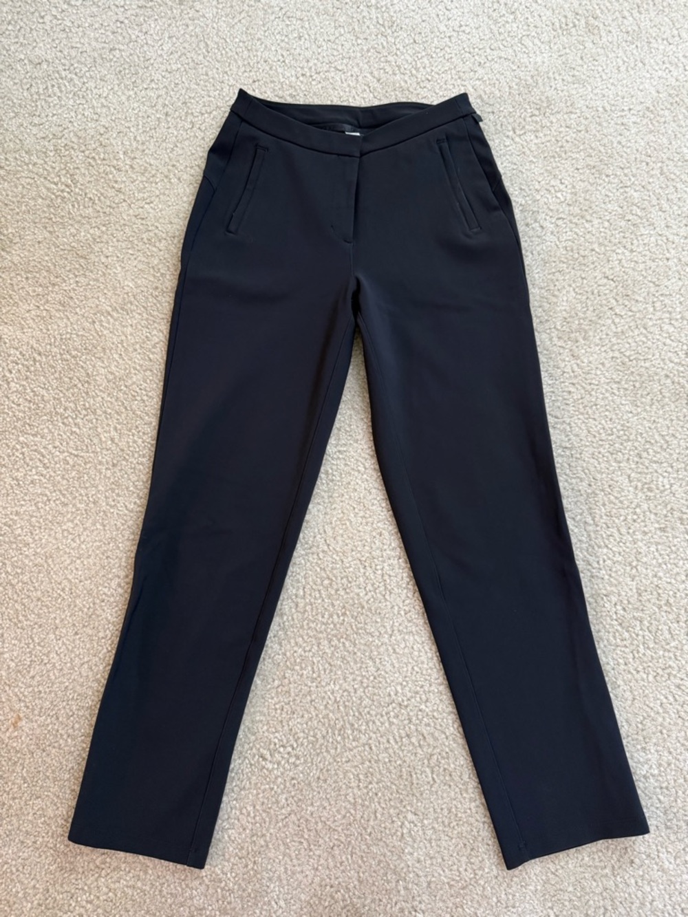 lululemon athletica Black Straight-Leg Dress Pants